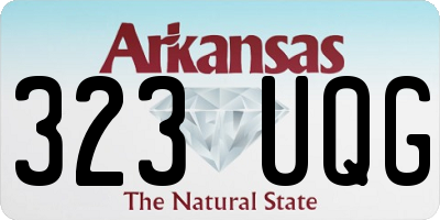 AR license plate 323UQG