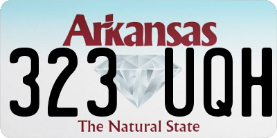 AR license plate 323UQH