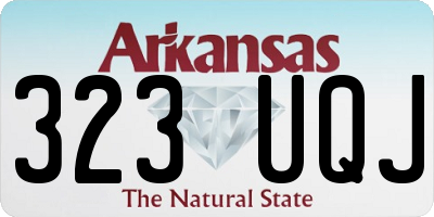 AR license plate 323UQJ