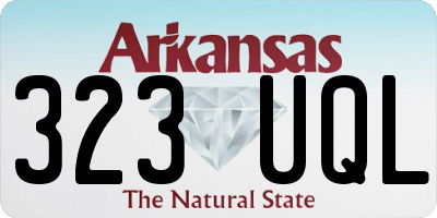 AR license plate 323UQL