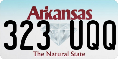 AR license plate 323UQQ