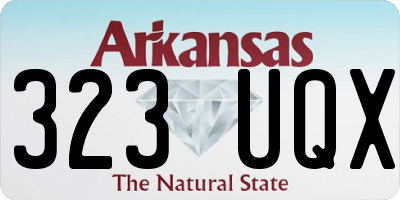 AR license plate 323UQX