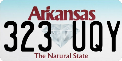 AR license plate 323UQY
