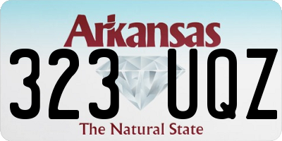 AR license plate 323UQZ