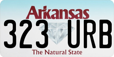 AR license plate 323URB