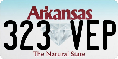 AR license plate 323VEP