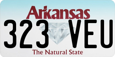AR license plate 323VEU