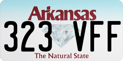 AR license plate 323VFF