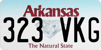 AR license plate 323VKG