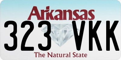 AR license plate 323VKK