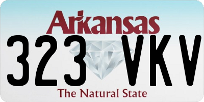 AR license plate 323VKV