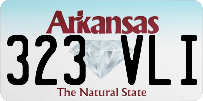 AR license plate 323VLI