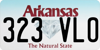 AR license plate 323VLO