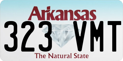 AR license plate 323VMT