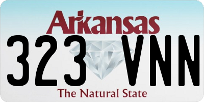 AR license plate 323VNN