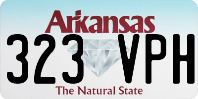 AR license plate 323VPH