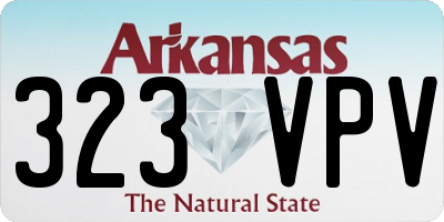 AR license plate 323VPV