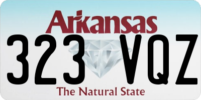 AR license plate 323VQZ