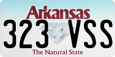 AR license plate 323VSS