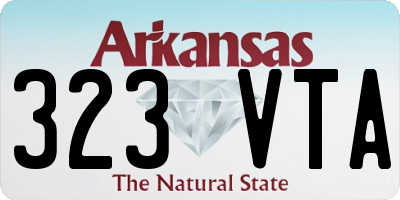 AR license plate 323VTA