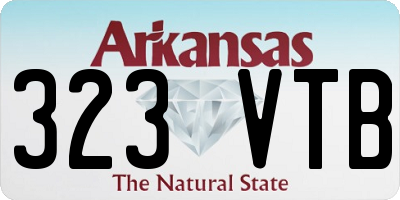 AR license plate 323VTB