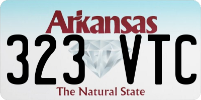 AR license plate 323VTC