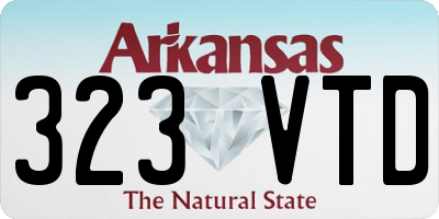 AR license plate 323VTD