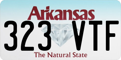 AR license plate 323VTF