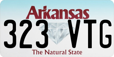 AR license plate 323VTG