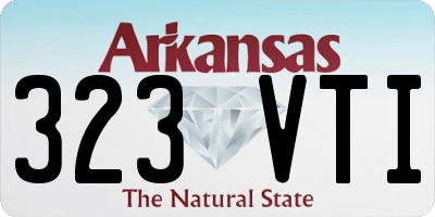 AR license plate 323VTI