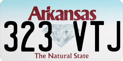 AR license plate 323VTJ