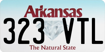 AR license plate 323VTL