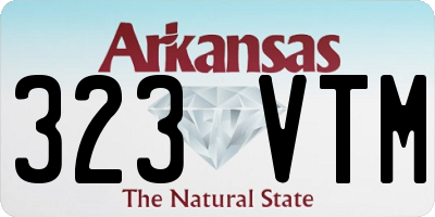 AR license plate 323VTM