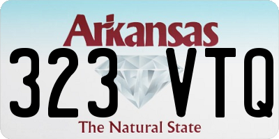 AR license plate 323VTQ