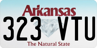 AR license plate 323VTU