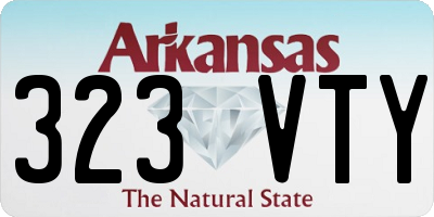 AR license plate 323VTY