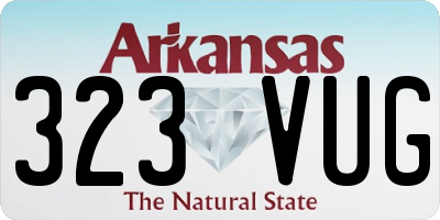 AR license plate 323VUG