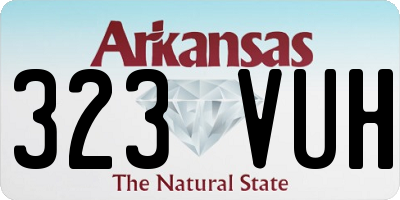 AR license plate 323VUH