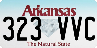 AR license plate 323VVC