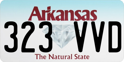 AR license plate 323VVD
