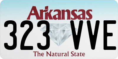 AR license plate 323VVE