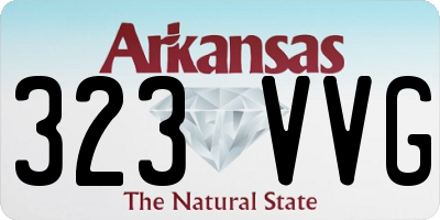 AR license plate 323VVG