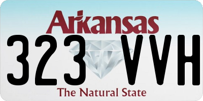 AR license plate 323VVH