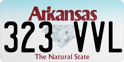 AR license plate 323VVL