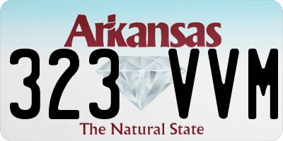 AR license plate 323VVM
