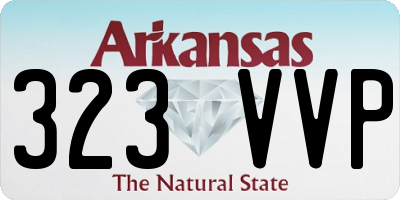 AR license plate 323VVP