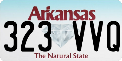 AR license plate 323VVQ