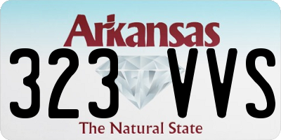 AR license plate 323VVS