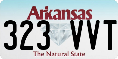 AR license plate 323VVT
