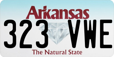 AR license plate 323VWE